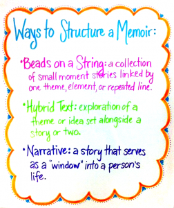 Ways to Structure a Memoir