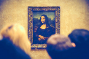 mona lisa, art, writing as art